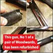  ?? ?? This gun, No 1 of a pair of Woodwards, has been refurbishe­d