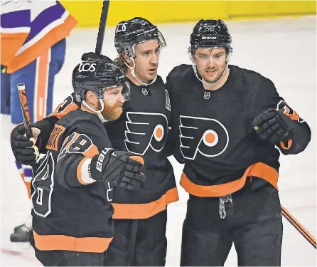  ?? ERIC HARTLINE/ USA TODAY SPORTS ?? The Flyers are scheduled to play Thursday after having four games postponed because of COVID- 19 issues.