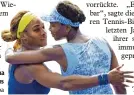 ?? Foto: dpa ?? Im Finale: Serena (links) und Venus Williams.