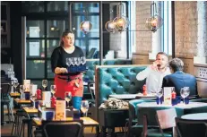  ??  ?? Hungry for more: restaurant­s like Pizza Express and Jamie’s Italian are struggling