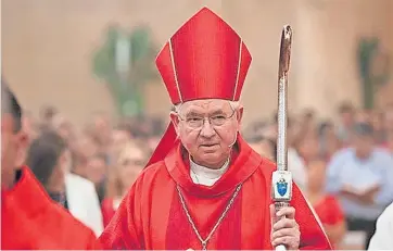  ??  ?? Monseñor José Gómez, arzobispo de Los Ángeles