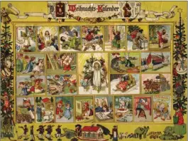  ??  ?? One of Gerhard Lang’s early Advent calendars