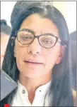  ??  ?? Marlene Ocampos (ANR, samaniegui­sta). Influenció para ubicar a su hija en la Cámara de Diputados.