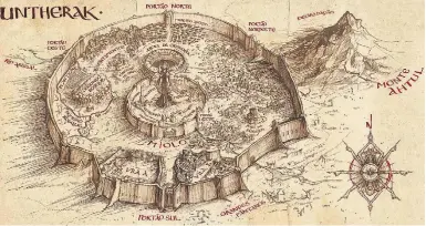  ?? ILUSTRAÇÃO DO LIVRO 'ORDEM VERMELHA' ?? Untherak. Na última região habitada do mundo, ‘Ordem Vermelha’ mostra grupo em luta pela liberdade