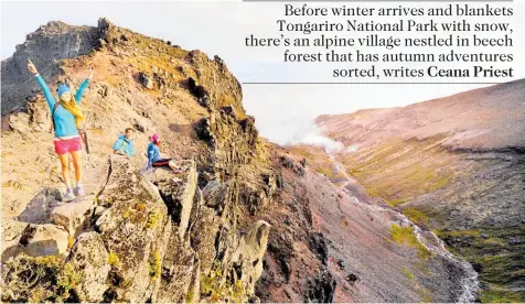  ?? Photo / Mt Ruapehu ?? Mt Ruapehu’s brilliant volcanic valleys.