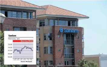  ?? KAREN SANDISON African News Agency (ANA) ?? A JSE ANALYST, who preferred not be named, said it was a good deal for Sanlam shareholde­rs. |