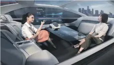  ?? ?? In 2018, Volvo proposed the self-drive 360c concept car