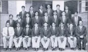  ??  ?? Some of the 1957 matric pupils of Clairwood High School (class 10A).