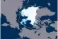  ??  ?? Sea ice coverage on Sept. 10, 2016 Graphic: NOAA Earth Observator­y