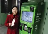  ?? ANDREW FRANCIS WALLACE/TORONTO STAR ?? J.F. Garrard, 31, was given a receipt for $4,000 after trying to put $40 on her Presto card at the Bloor-Yonge station.