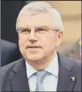  ??  ?? THOMAS BACH: President of the Internatio­nal Olympic Committee.
