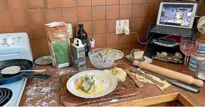  ??  ?? My ravioli may look a little misshapen and my workspace a lot less ordered and clean than Elisabetta and Nonna Anna’s kitchen, but my pasta-making lesson brought me a glorious recipe of carbs and therapy.