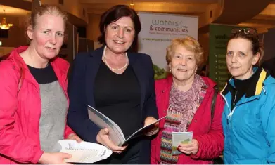  ??  ?? Winnie O’Connor, Ann Phelan and Winnie Connolly, all Enniscorth­y, and Edel Kenny, Delightful Dollies, Enniscorth­y.