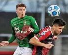  ?? ?? UP FOR IT Glentoran ace Caolan Marron