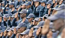  ?? PICTURE: PHILL MAGAKOE ?? RELIEVED: The Police and Prisons Civil Rights Union (Popcru) welcomed the decision not to cut the number of SAPS officers in the Western Cape.