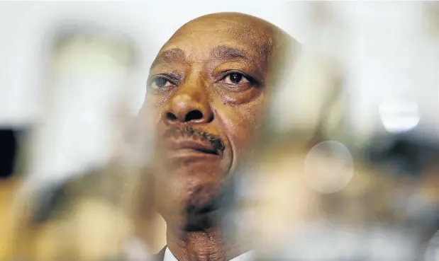  ?? Picture: Moeletsi Mabe ?? SARS commission­er Tom Moyane, whose relationsh­ip with the finance minister is understood to be strained.