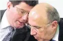  ?? DIDA SAMPAIO/ESTADÃO–4/11/2003 ?? Levy e Meirelles. Para onde?