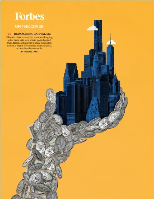  ?? COVER PHOTOGRAPH BY JAMEL TOPPIN FOR FORBES; ILLUSTRATI­ON ABOVE BY EDMON DE HARO ??