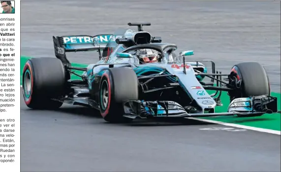  ??  ?? DOMINIO. Después de las dos tandas de test de pretempora­da todo apunta a que Mercedes volverá a ser el rival a batir en 2018.
