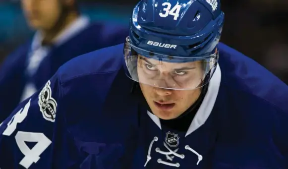  ?? MARK BLINCH/GETTY IMAGES ?? Beyond the highlight-reel plays and eye-popping numbers, NHL watchers rave about the poise of all-star rookie Auston Matthews — on the ice in hockey’s mecca, and when the cameras roll.