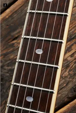  ??  ?? 2 2. The fingerboar­ds of these guitars are laurel, one of the many alternativ­es introduced after the recent CITES restrictio­ns on rosewood