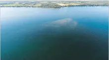  ?? ROB SCOTLAND SPECIAL TO THE WELLAND TRIBUNE ?? An aerial view shows Rock Island in Lake Erie near the Niagara and Haldimand County border.