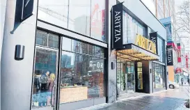  ?? ARITZIA ?? Aritzia reported a rise in comparable store sales, a key metric for retailers, as well as strong growth in the U.S.