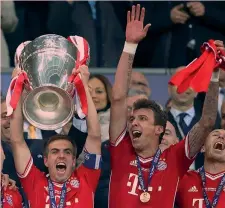  ?? AFP ?? CHAMPIONS 2013 BAYERN MONACO Mario Mandzukic vince contro il Borussa Dortmund