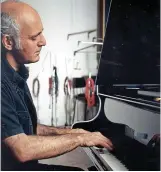  ??  ?? Tickling the ivories: Ludovico Einaudi