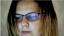  ?? PHOTO: WARWICK SMITH/FAIRFAX NZ ?? Accountanc­y student Megan Hislop, 19, was suffering headaches and fatigue from long hours studying, but found relief in glasses designed for monitor use.