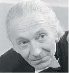  ?? — BBC FILES ?? The first Doctor, William Hartnell (1963 to 1966).