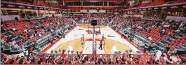  ?? Contribute­d photo / Steve McLaughlin / Fairfield University Athletics ?? Fairfield University’s $51 million, 3,500-seat Leo D. Mahoney Arena opened recently.