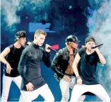  ?? AP ?? CNCO durante su actuación en el Festival Internacio­nal de la Canción de Viña del Mar 2018, en Chile.