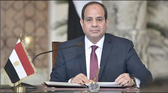 ??  ?? الرئيس المصري عبد الفتاح السيسي