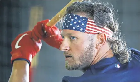  ??  ?? Josh Donaldson played in just 52 games last season for the Blue Jays and Indians because of injury. CURTIS COMPTON/AP