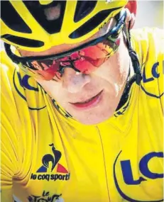  ??  ?? ► Froome, con la maillot de lider del Tour de Francia.