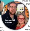  ??  ?? Louise and Gordon