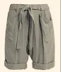  ??  ?? Crepe loose shorts, £295, Raey (matchesfas­hion.com)