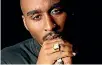  ??  ?? All Eyez on Me is an overlong, overwrough­t and once-over-lightly dramatisat­ion of the life and death of US rapper Tupac Shakur.