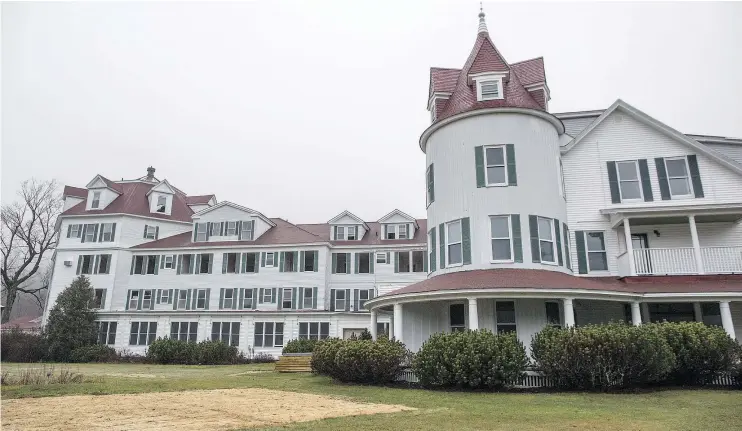  ?? — PHOTOS: BLOOMBERG FILES ?? The Balsams Resort in Dixville Notch, New Hampshire, just 16 km from the Canadian border, was shuttered in 2011 and now slated for a revival.