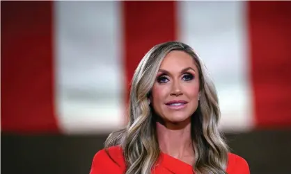  ?? Nicholas Kamm/AFP/Getty Images ?? Lara Trump admitted that her claim of a leftwing plot against Thanksgivi­ng ‘might seem a littlefunn­y and a little ridiculous’. Photograph: