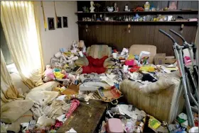  ?? Democrat-Gazette file photo ?? Living room from Season 6 of A&E’s Hoarders.