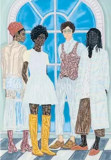  ?? ?? TOYIN OJIH ODUTOLA ‘Representa­ntes del Estado’, 2016-17 Los retratos de la artista nigeriana forman series y cuentan historias de su país