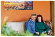  ?? COOPER NEILL / THE NEW YORK TIMES ?? Jim and Cheryl Drayer, retirees and seasoned travelers, have received the second dose of their COVID-19 vaccinatio­ns, so they are heading to Maui with their new antibodies, later this month.