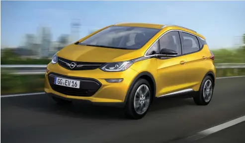  ??  ?? The new Opel 2017.