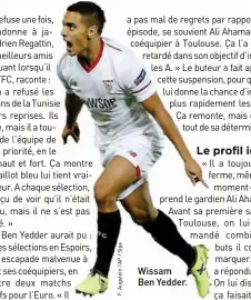  ??  ?? Wissam Ben Yedder.