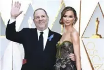  ?? AP ?? Pareja. Harvey Weinstein y Giorgina Chapman, antes del escándalo.