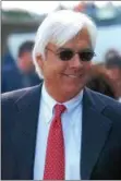  ?? PHOTO PROVIDED ?? Two-time Triple Crown winning trainer Bob Baffert will enter the Saratoga Walk of Fame on Friday, Aug. 24.