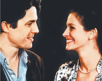  ?? Picture: SUPPLIED ?? Rom-coms like Notting Hill just give unrealisti­c expectatio­ns of dating