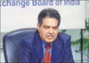  ?? MINT/FILE ?? SEBI chairman Ajay Tyagi